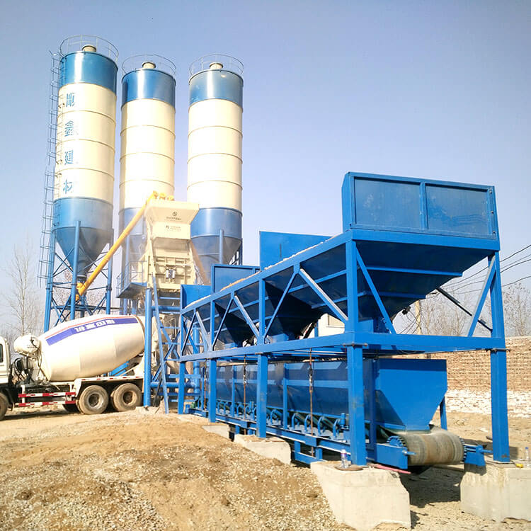 China Ktsb M Twin Shaft Concrete Mixer