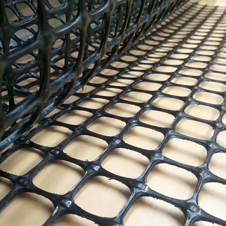 Factory price high tensile strength plastic PP biaxial mesh Geogrid for road driveway reinforcement for hot sale