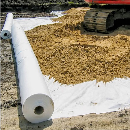 Polyester Long Fiber 300 GSM Nonwoven Geotextile for Landscape Engineering