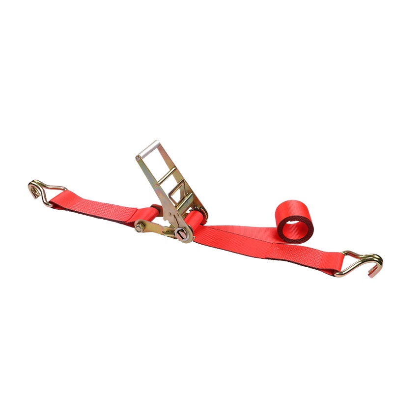 Aaa Grade Polyester Webbing Ratchet Strap Pulley For Flatbed 