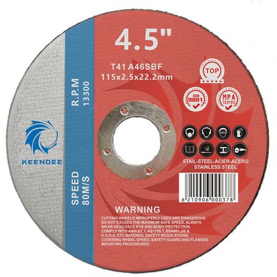 4.5″ ultra thin cutting wheel cut off disc supplier