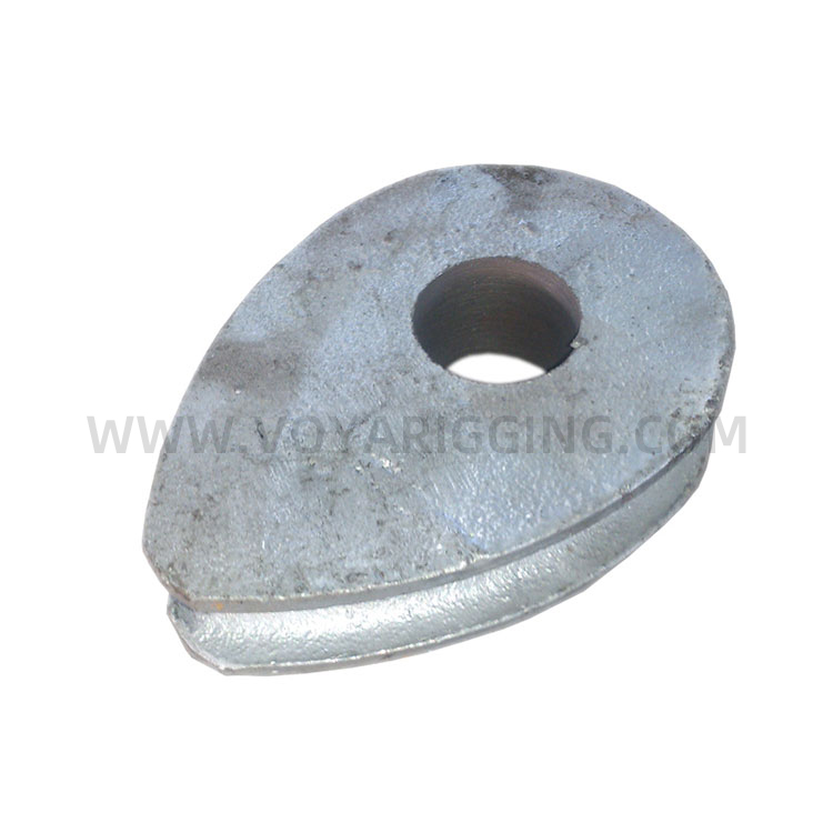 Open Spelter Socket for steel wire ropes - Traction Levage