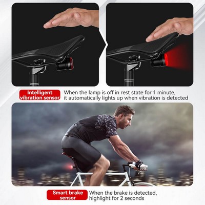 : Bike Tail Light, Ultra Bright Rear Bike Light, USB ...