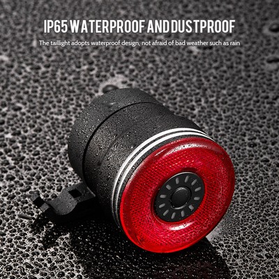 IP65 Waterproof Brake Sensor Tail Lamp Rechargeable Bike Light …