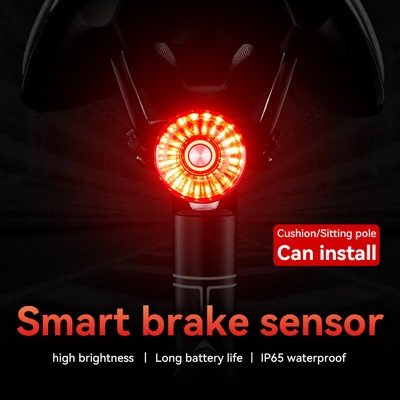 ROCKBROS Bicycle Smart Auto Brake Sensing Light IPx6 …