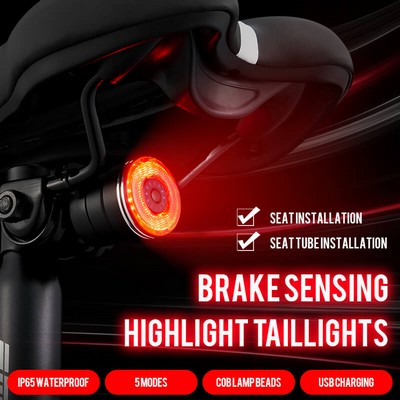 LED Bike Helmet Lights - Easy Mounting - Attach to Helmet