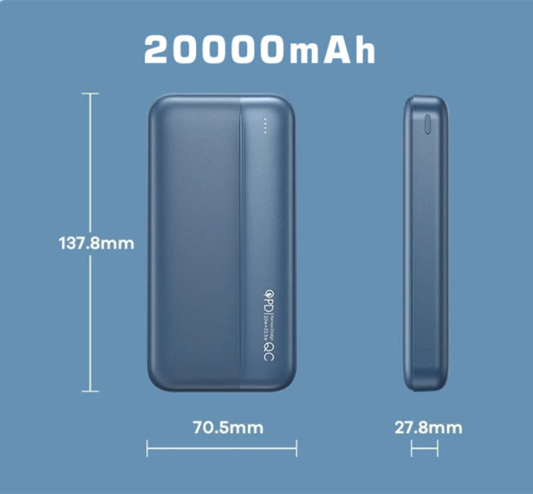 new arrivals 2020 mini portable charger 18W 10000 mah pd qc 3.0 power bank High Capa fast charging mobile power