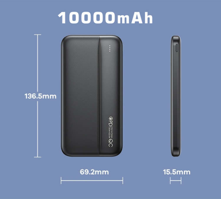 newest mini Qi wireless charger power bank 10000 mah
