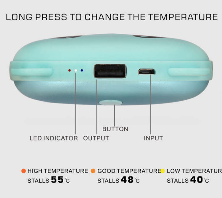 Mini Hand Warmer Reusable -