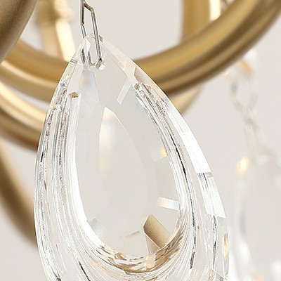European candle crystal chandelier hotel villa Compound ...EAnMrO3gLoCY