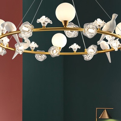 DLLT Brass Pendant Ceiling Lights Fixtures, Classic ...abS36yPOPa2p