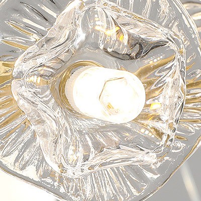 HUAYI High Quality Vintage Crystal Shade Led Lamp White HNXwFVKfalum