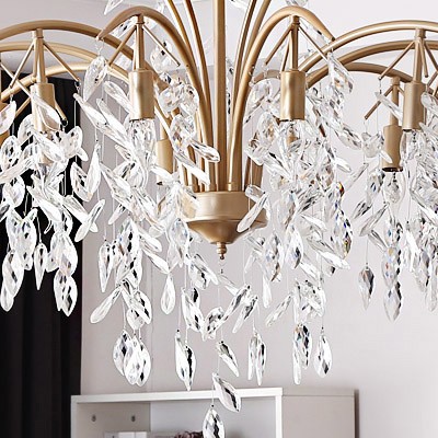 5 Royce Crystal Light Shades Embossed Clear Glass Ceiling ...