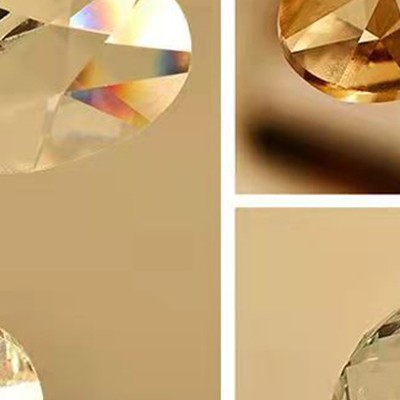 Elegant Antique Glass Crystal Luster Chandeliers Lamp High ...