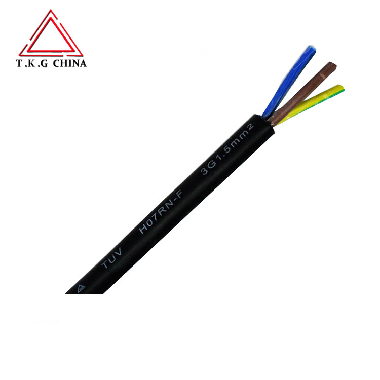 RoHS Compliant Copper Industrial Heat Resistant Rubber DLO cable samples