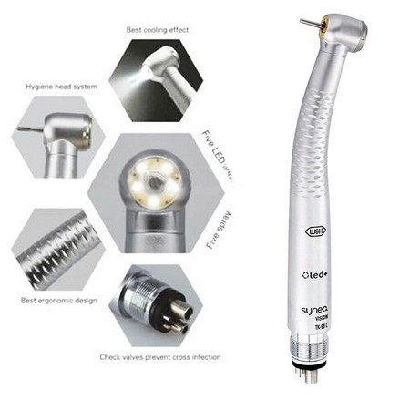 High Speed Dental LED Airotor Handpiece Borden 2 Holes 