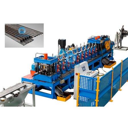 Galvanized steel rack upright roll forming machine with Cr12