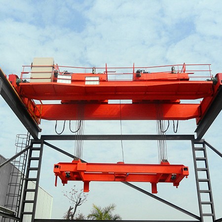 Hook Bridge Foundry Double Hoist Overhead Crane For Lifting 