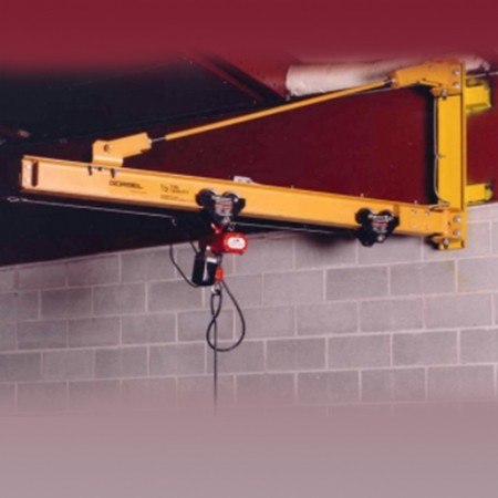 5 Ton 180 degree rotation wall mounted slewing jib crane