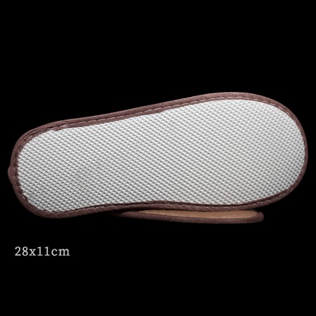 Disposable Non-woven Hotel Slipper With 3mm White Pressed 
