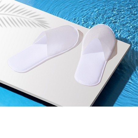 5 Pairs of 5-star Hotel Slippers Disposable Deluxe Closed ...