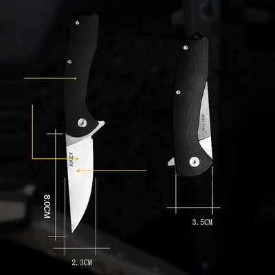 OUTDOOR POCKET MIRROR SHARP KNIFE BLADE BLANK FULL TANG …