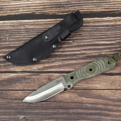 Ka-Bar Becker Knife with Drop Point, Short : Hunting Fixed Blade …