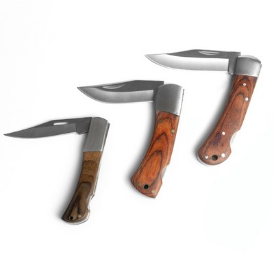 Wood Handle Assisted Open Multi Pocket Knife - China Hunting Knife …