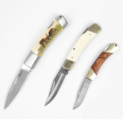 Buy Hunting Knives- Damascus Steel and 1095 Steel- Battling Blades