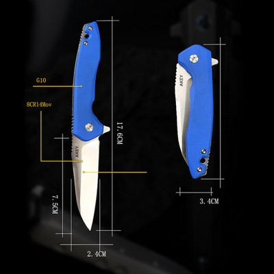 Portable 10 in one Multi-function Outdoor Folding Survival Knives