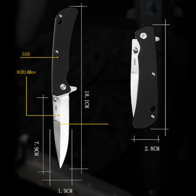 Damascus Steel Pocket Knives | Handmade Folding Hunting Knives