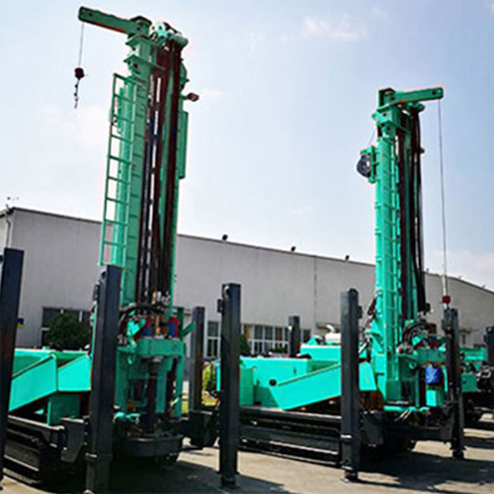 High Efficiency percussion crawler drilling rig for Geothermal Well 9zcbMvtncpD5