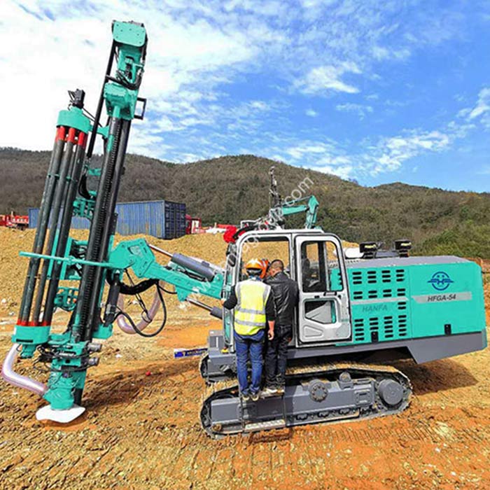 New generation KG310 Rock Blasting Hole Drill Rig in Construction bbc9Rbibc9cK