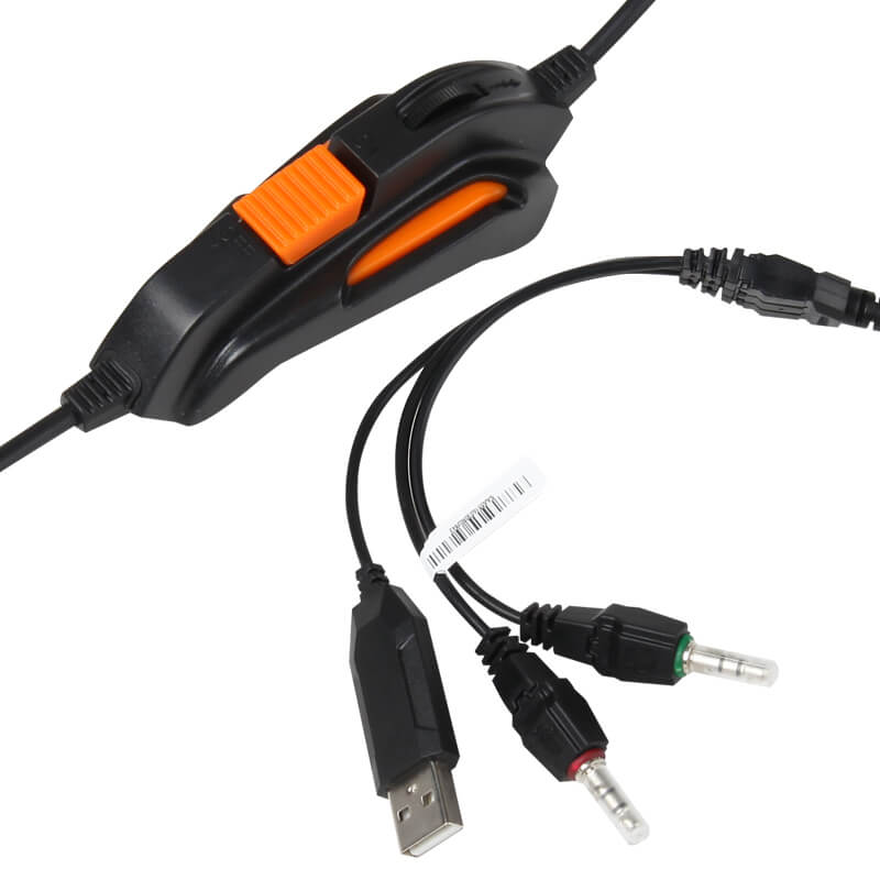 : Mokata Gaming Headphone Wired USB …