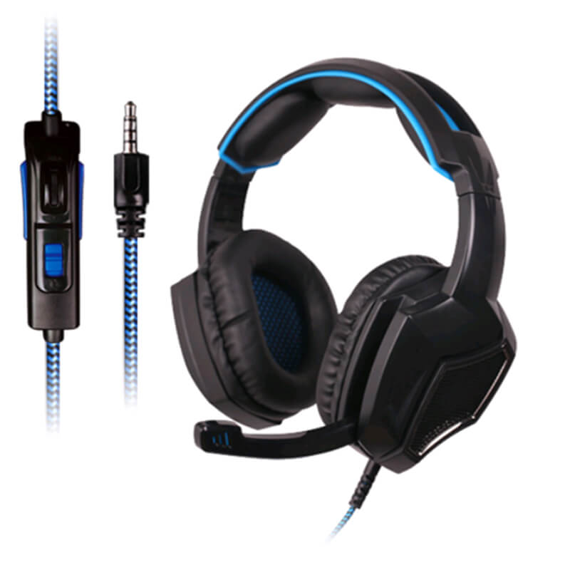 Game Headphones Gaming Headsets Bass Stereo Over-Head Earphone PC Laptop Microphone Wired Headset For Computer PS4 Xbox