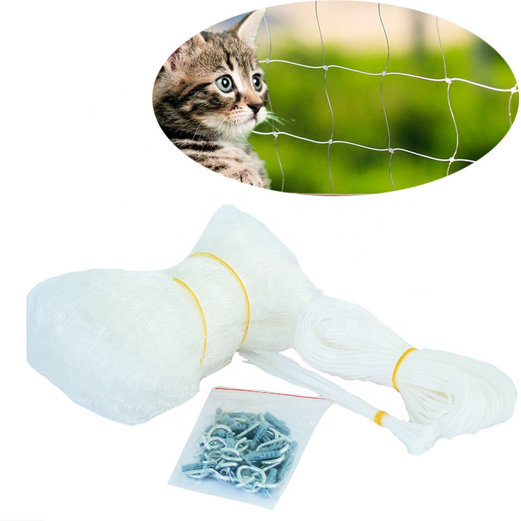 Kerbl Transparent Cat Safety Net, 4 x 3 m -
