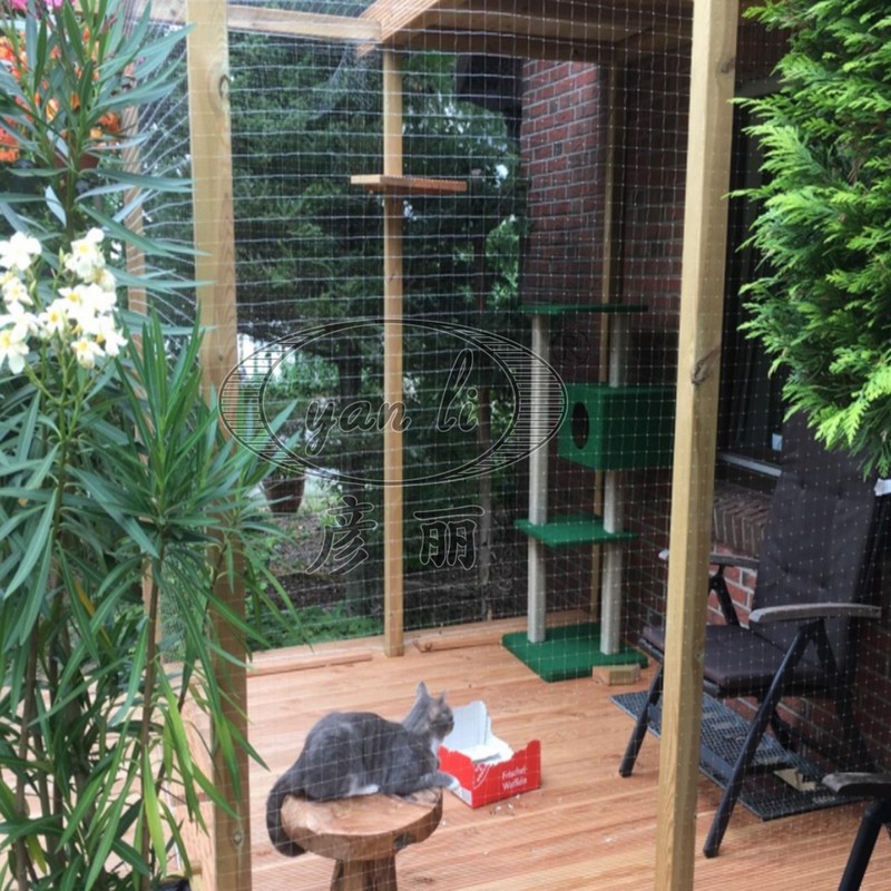 Brand new bird net over garden with the best materials