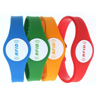 Purchase LF/HF/UHF Wearable Silicone RFID Wristbands For ...