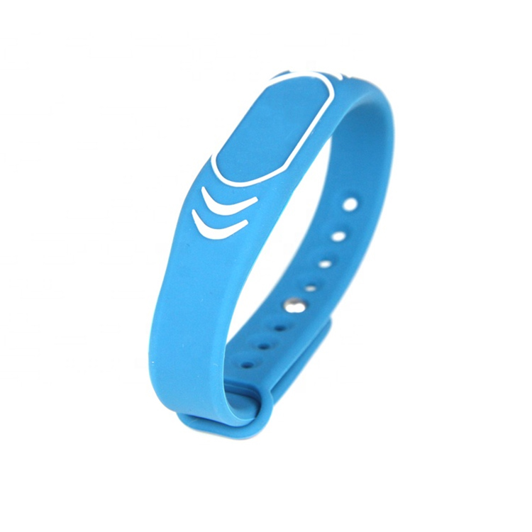 Supreme Quality RFID Silicon Business Bracelet Smart Tracking Chip Wrist Band