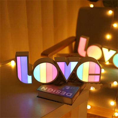 Valentine's Day Heart Shaped Lights LED Neon Sign Romantic ...