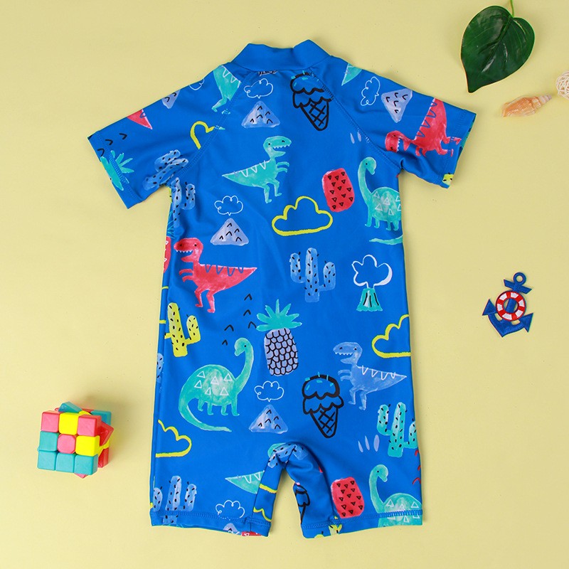 Baby Romper Printed Short Sleeve Unisex Breathable Comfortable 