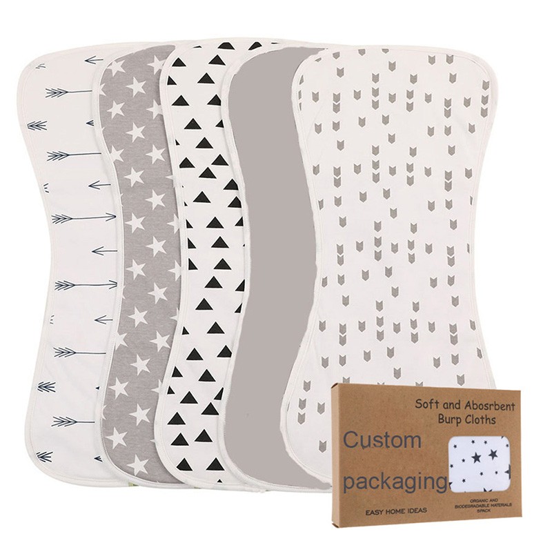 Organic Muslin Baby Boy Swaddle Blankets 2 Pack by Oliver