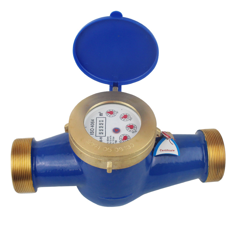 Dry Type Multi Jet Mechanical Brass Water Meter Class B