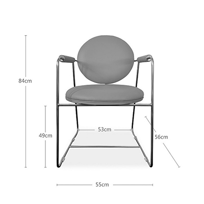 High quality modern dining steel Restaurant banquet chair