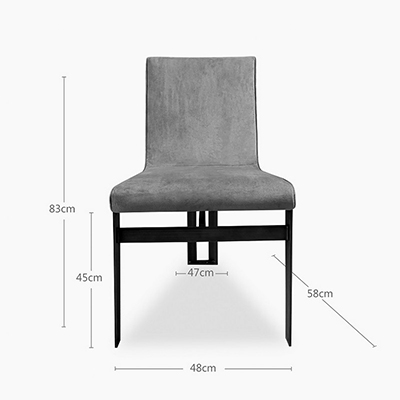 Wholesale Best Price Luxury High Back PU Leather Dining Chair 