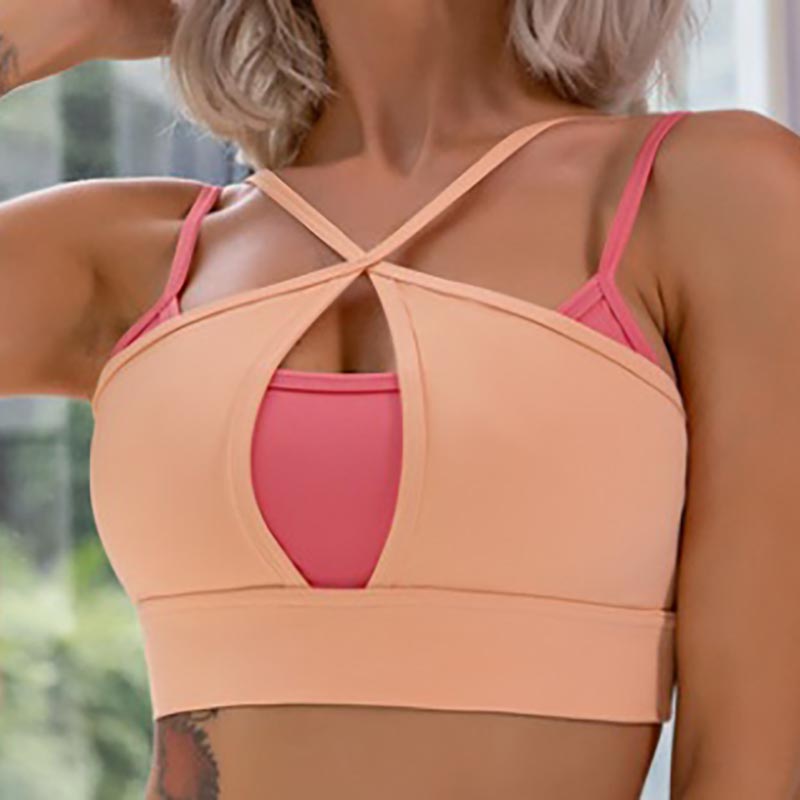 Cross Front Workout Tops
