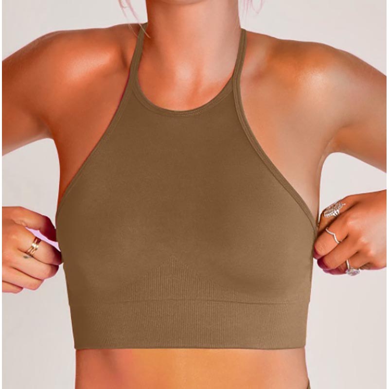 Solid Color Sports Bra 2 (6070 2)