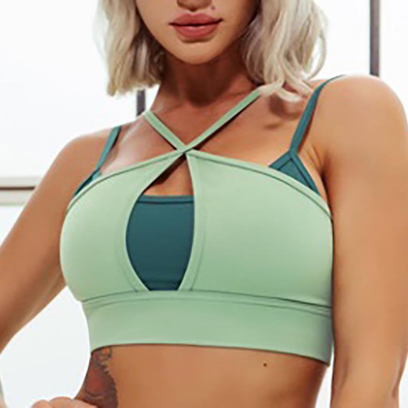 Cross Front Workout Tops