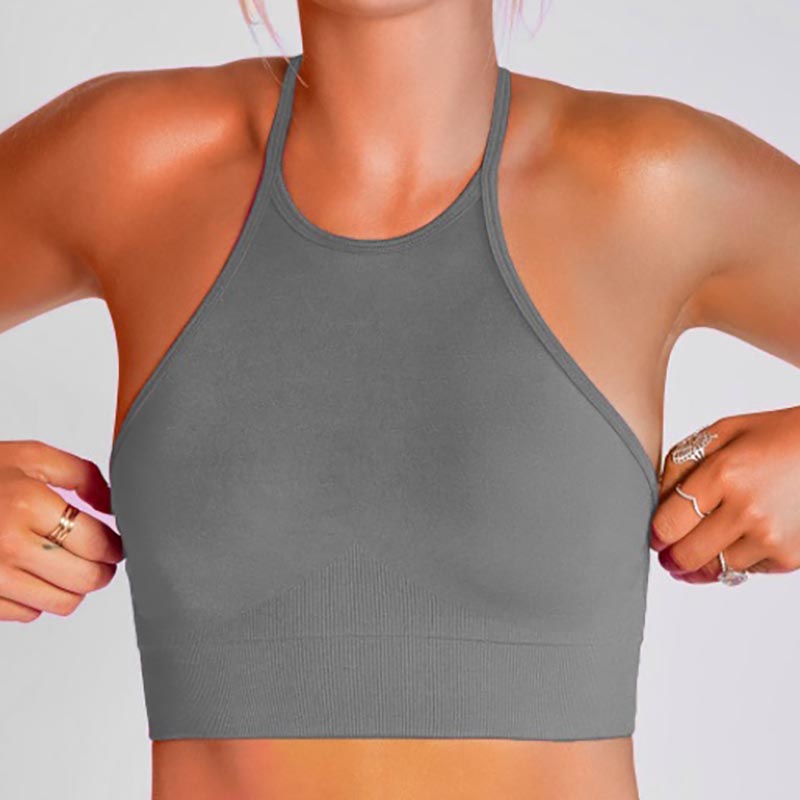 Solid Color Sports Bra 2 (6070 2)