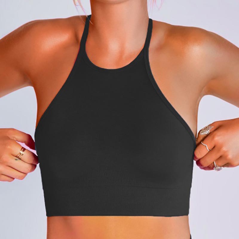 Solid Color Sports Bra 2 (6070 2)